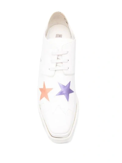 Shop Stella Mccartney Elyse Star Shoes In White