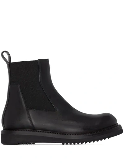 Shop Rick Owens Creeper Leather Ankle Boots In Black