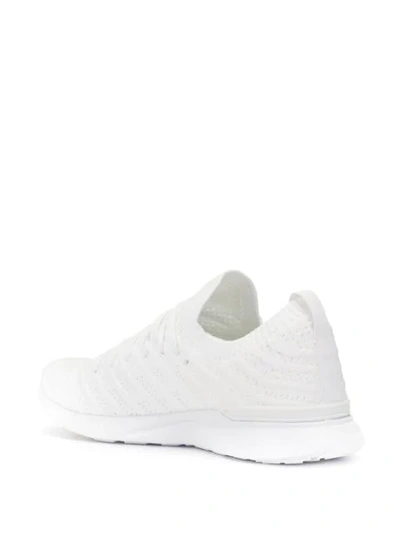 Shop Apl Athletic Propulsion Labs Techloom Wave Sneakers In White