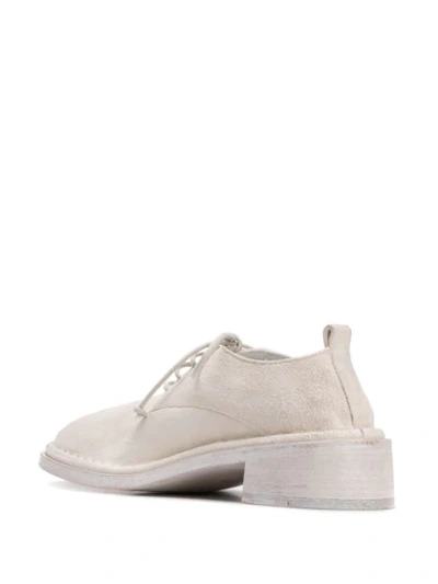 Shop Marsèll Round Toe Loafers In White