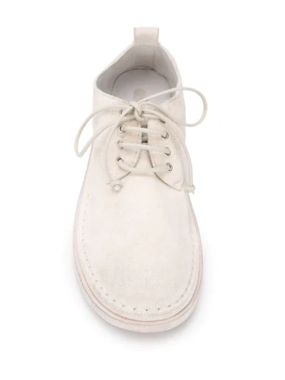 Shop Marsèll Round Toe Loafers In White