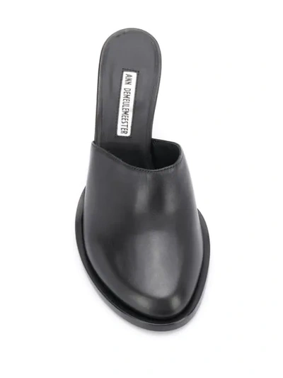 Shop Ann Demeulemeester 105mm Slip-on Mules In Black