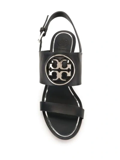 Shop Tory Burch Metal Miller 65mm Sandals In Blue