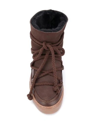 Shop Inuikii Winter Boot Trainers In Brown