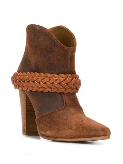 Shop Golden Goose Michelle Ankle Boots In Brown