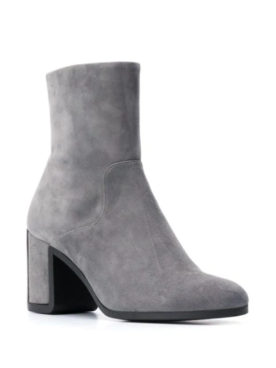 Shop Clergerie Carly Ankle Boots In Grey