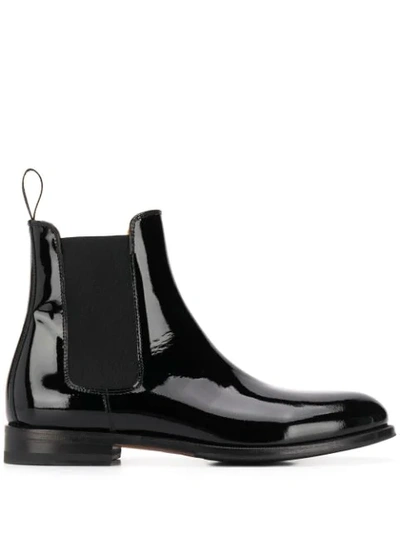 Shop Scarosso Elena Chelsea Boots In Black