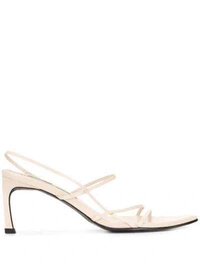 Shop Reike Nen Pointed Strappy Sandals In Neutrals