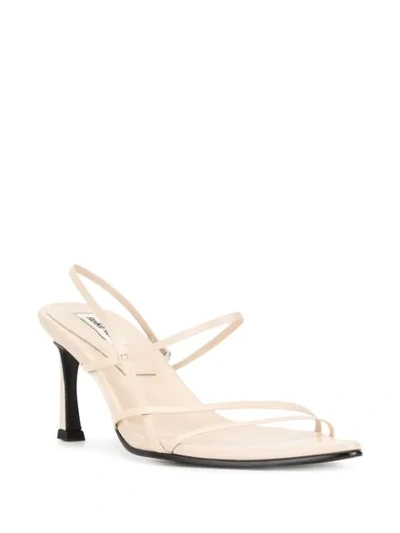 Shop Reike Nen Pointed Strappy Sandals In Neutrals