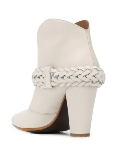 Shop Golden Goose Michelle Ankle Boots In White