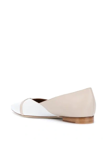 Shop Malone Souliers Colette Ballerinas In White