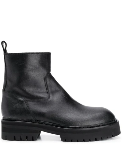 Shop Ann Demeulemeester Bruxelle Chunky Chelsea Boots In Black