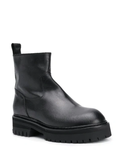 Shop Ann Demeulemeester Bruxelle Chunky Chelsea Boots In Black