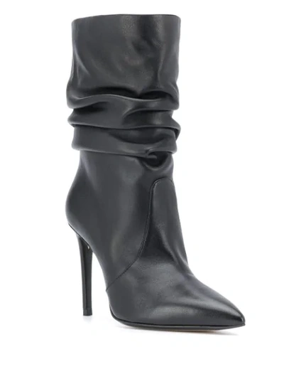 RUCHED ANKLE BOOTS
