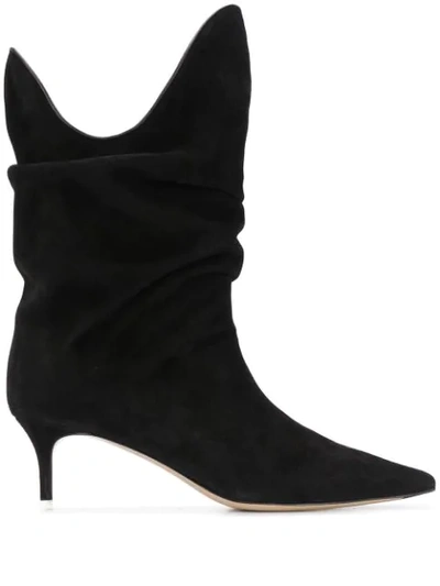 Shop Attico Tate 55mm Ankle Boots In Black