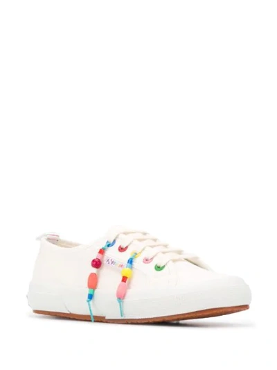 MIRA MIKATI X SUPERGA BEADED SNEAKERS 