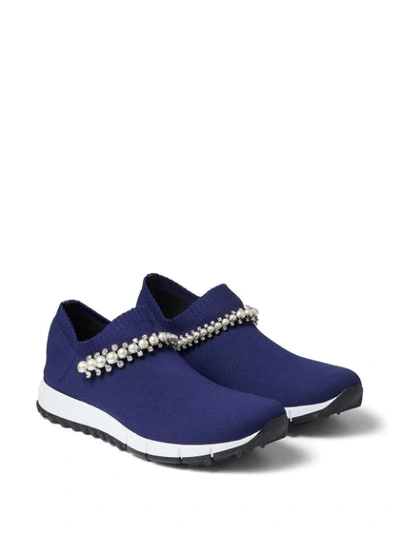 Shop Jimmy Choo Verona Low-top Sneakers In Blue
