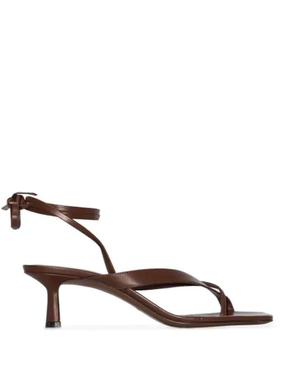 Shop Neous Situla 55mm Sandals In Brown