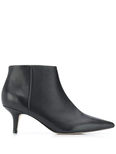 Shop Tommy Hilfiger Pointed Toe 70mm Boots In Black