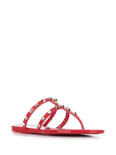 ROCKSTUD THONG-STRAP SANDALS