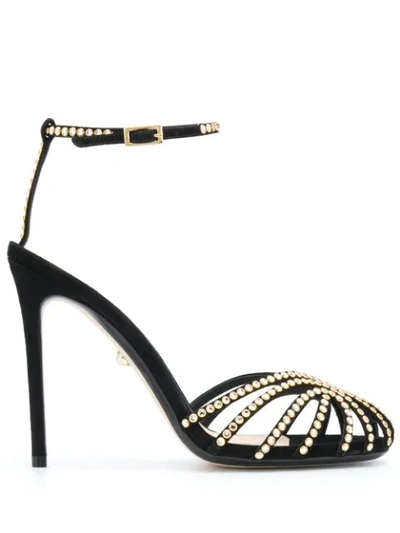 Shop Alevì Penelope High-heel Sandals In Black