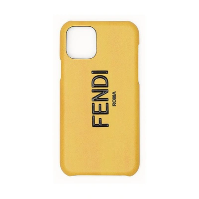 Shop Fendi Iphone 11 Pro Case In Jaune