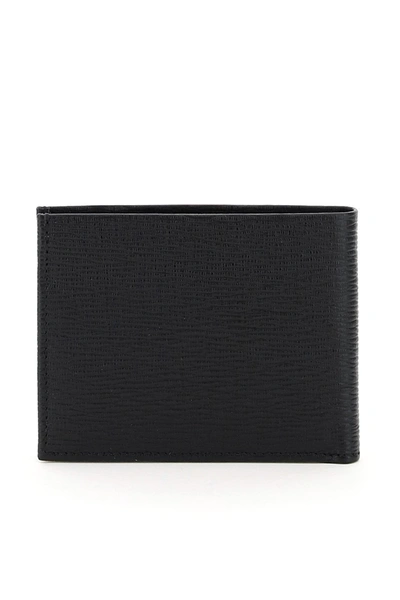 Shop Ferragamo Salvatore  Bi-fold Gancini Wallet In Black