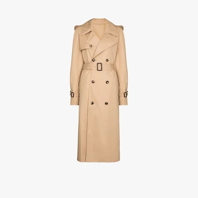 Shop Wardrobe.nyc Double-breasted Trench Coat In Neutrals
