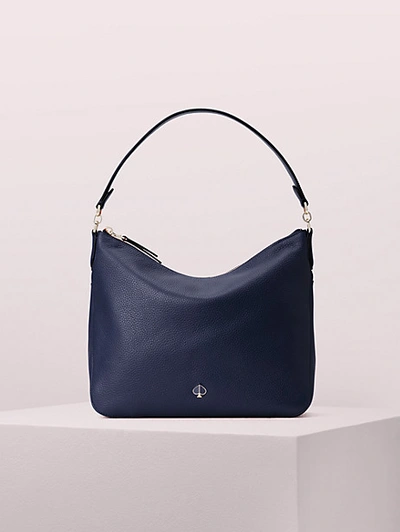 Shop Kate Spade Polly Medium Convertible Shoulder Bag In Blazer Blue
