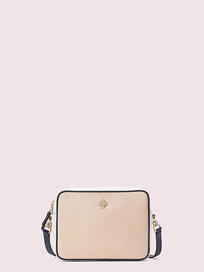 Shop Kate Spade Polly Medium Camera Bag In Blush Multi