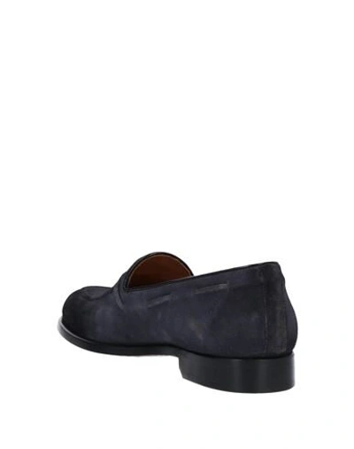 Shop Doucal's Man Loafers Slate Blue Size 7 Soft Leather