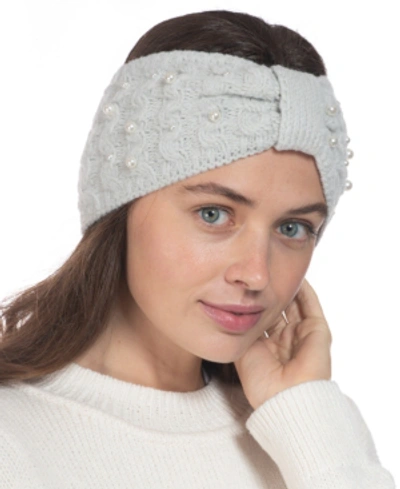 Shop Inc International Concepts Inc Embellished Headwrap, Created For Macy's In Grey