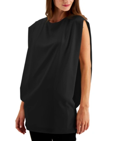 Shop Alfani Sleeveless Tunic, Created For Macy's In Deep Black