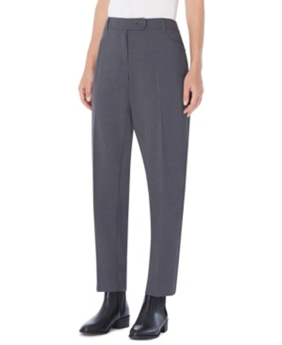 Shop Jones New York Women's Bi-stretch Woven Straight Leg Pant In Gray Flannel