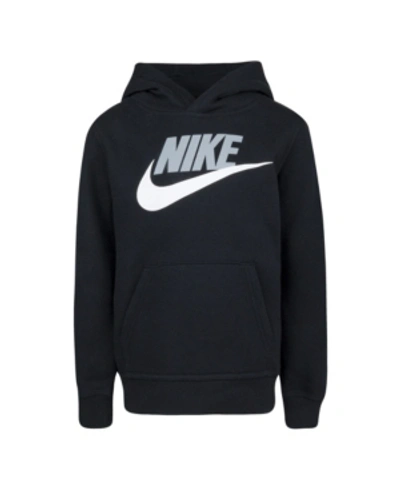 Shop Nike Toddler Boys Sportswear Club Pullover Hoodie In Black