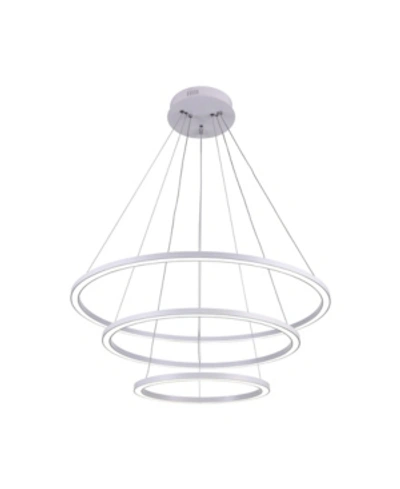 Shop Cwi Lighting Chalice Led Chandelier In White