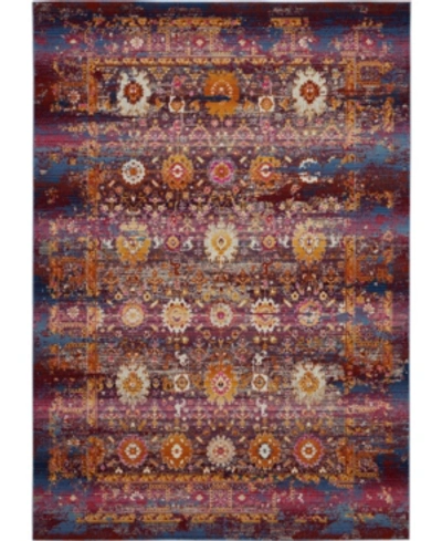 Shop Long Street Looms Era Tabriz Era03 Red, Multi 5'3" X 7'10" Area Rug In Red Multi