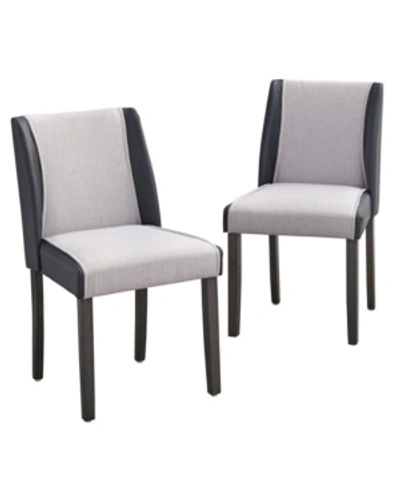 Shop Buylateral Angelo Home Grayson Dining Chair Set Of 2 In Navy