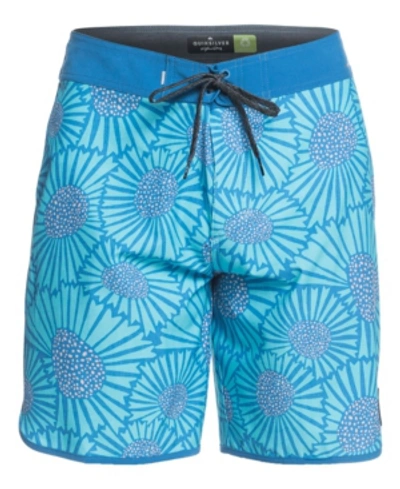 Shop Quiksilver Men's Highline Party Wave 19" Boardshorts In Pacific Blue