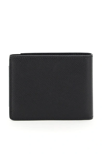 Shop Ferragamo New Gancini Bi-fold Wallet In Black