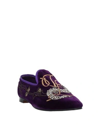 Shop Ralph Lauren Loafers In Purple