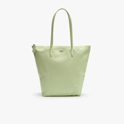Shop Lacoste Women's L.12.12 Concept Vertical Zip Tote Bag In Evernia