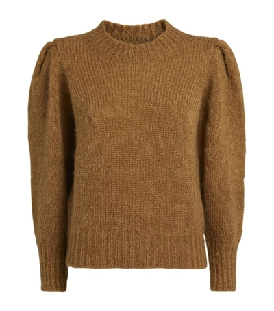 Shop Isabel Marant Puff-shoulder Emma Sweater
