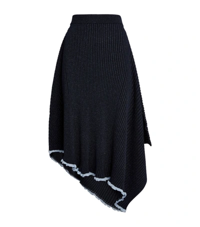 Shop Jw Anderson Asymmetric Infinity Skirt