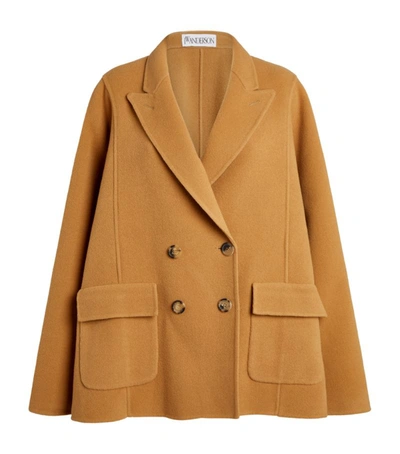 Shop Jw Anderson Double-breasted Cape Coat