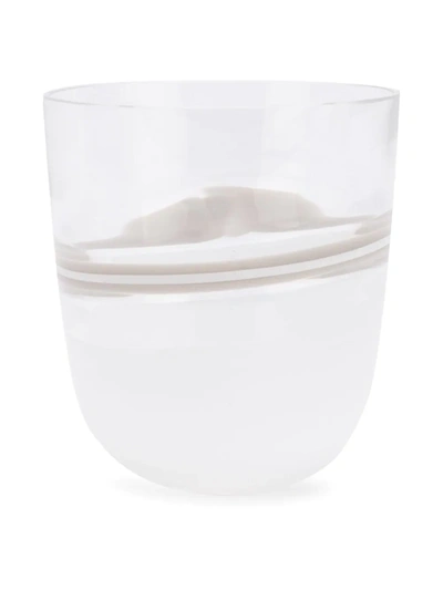 Carlo Moretti Stripe Detail Glass In Neutrals