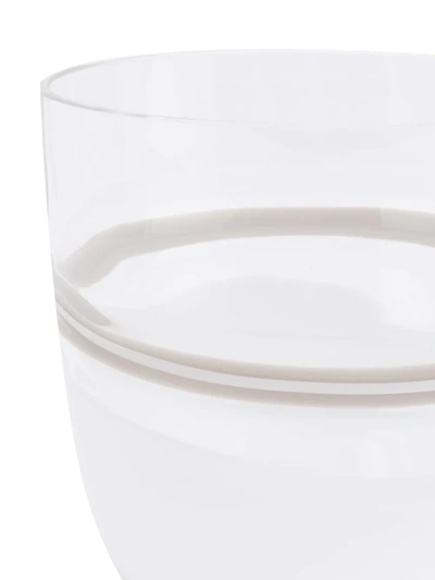 Carlo Moretti Stripe Detail Glass In Neutrals