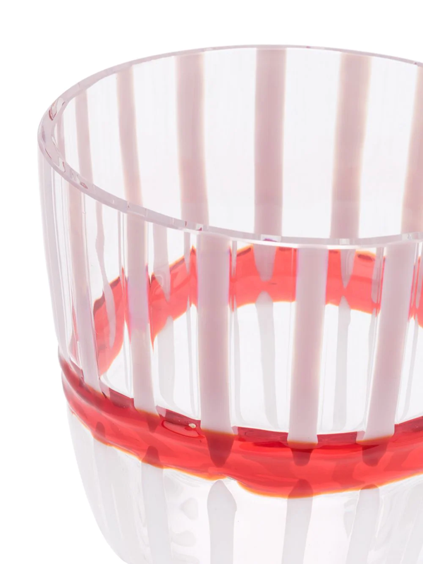 Carlo Moretti patterned glass - Purple