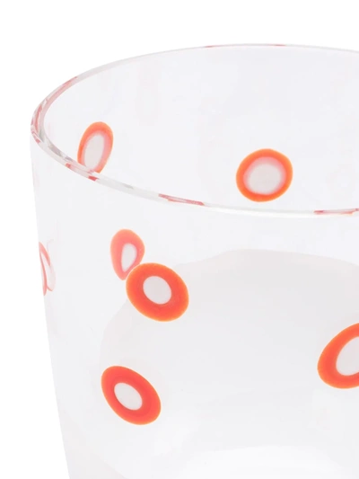 Carlo Moretti Spotted Glass In Orange