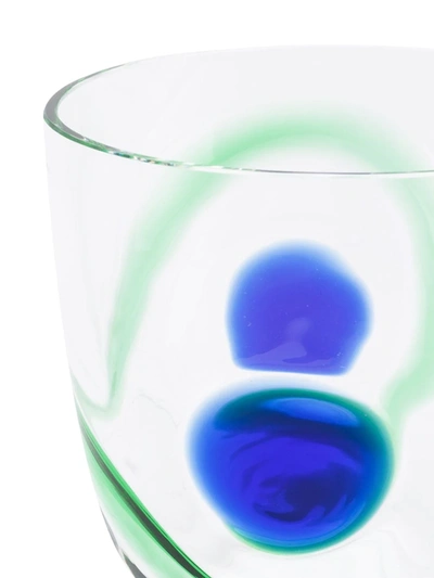 Shop Carlo Moretti Spotted Glass In Blue